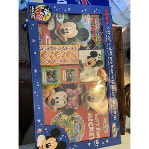 Disney Mickey & Minnie Read & Play Gift Set With Books Games & Stickers For Ages